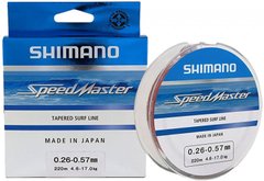 Шоклидер Shimano Speedmaster Tapered Surf Line 220m 0.23-0.57mm 3.6-17.0kg (2266-75-64)